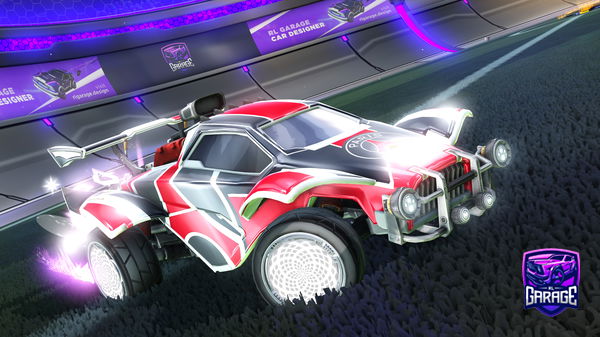 A Rocket League car design from Trex2586