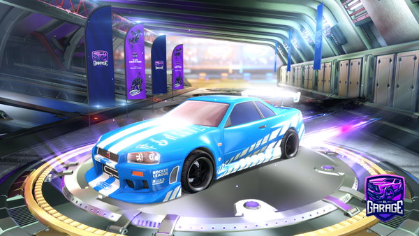 A Rocket League car design from trxntez