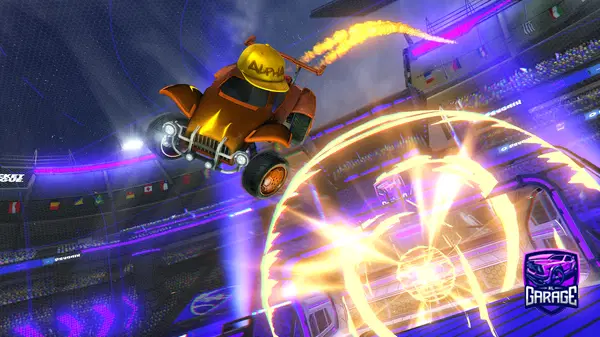 A Rocket League car design from bumpstart