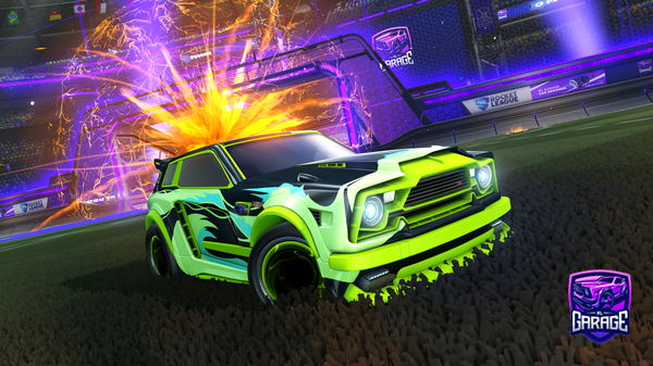 A Rocket League car design from Lacky_zd2