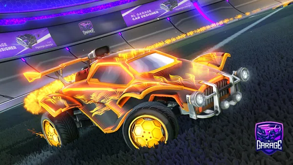 A Rocket League car design from kontroller_gnome
