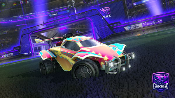 A Rocket League car design from Synoxia_