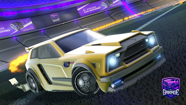 A Rocket League car design from Geoguy99
