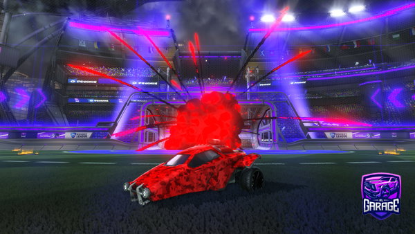 A Rocket League car design from TheToxicFranco