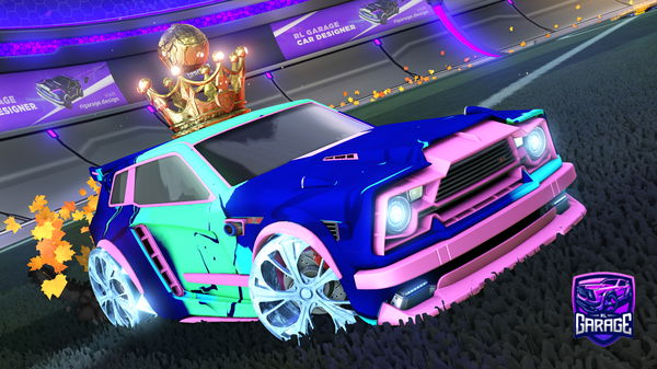 A Rocket League car design from GalaxyVerse