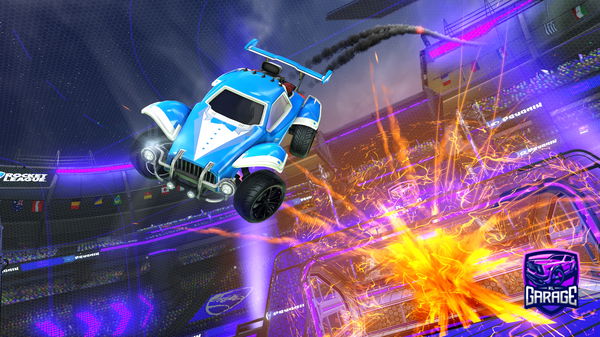 A Rocket League car design from Theangelonconsole