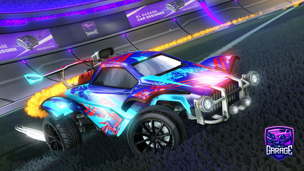 A Rocket League car design from echoXvz