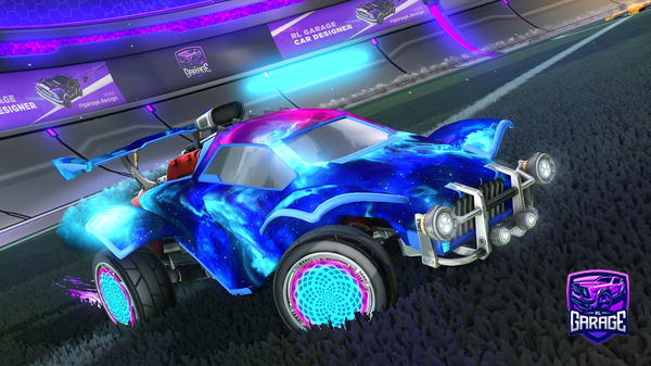 A Rocket League car design from Nkell123