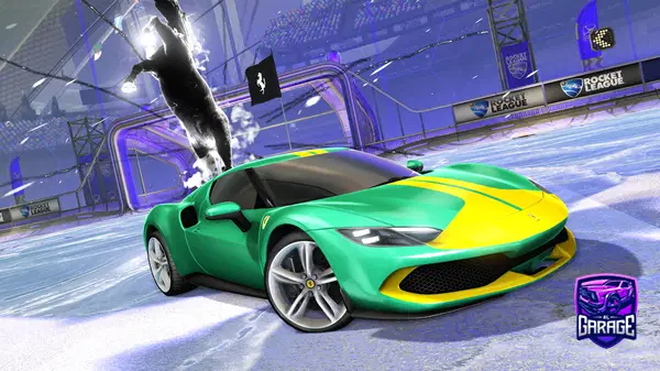 A Rocket League car design from weaksouse123