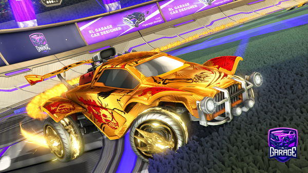 A Rocket League car design from Snic