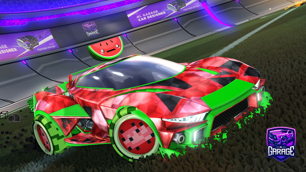 A Rocket League car design from SuperMommy