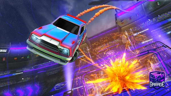 A Rocket League car design from Pekari