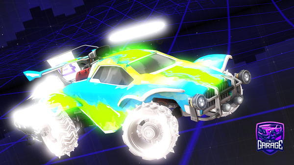 A Rocket League car design from Muxxyfy