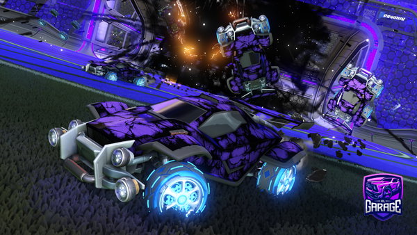 A Rocket League car design from pixellight