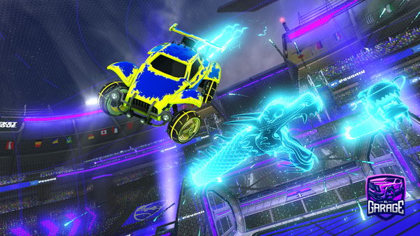 A Rocket League car design from techa-vatehatech