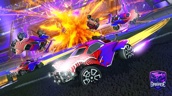 A Rocket League car design from Hudvi