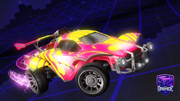 A Rocket League car design from VincillaPepsi