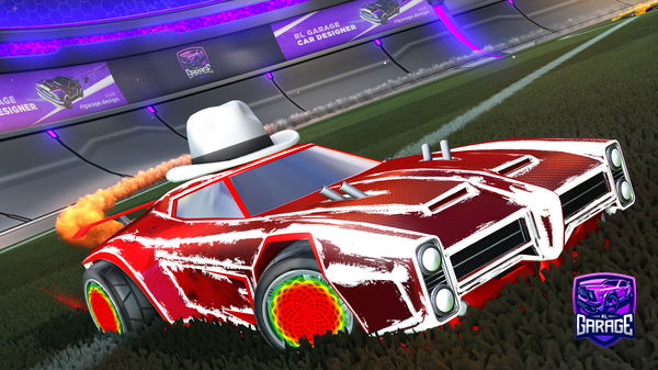 A Rocket League car design from GalaxyVerse