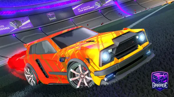 A Rocket League car design from WaDi81