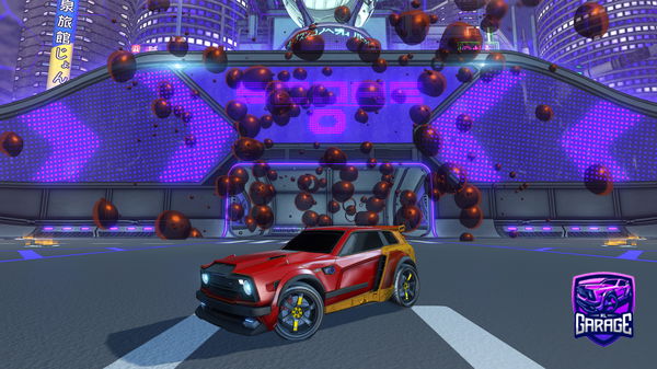A Rocket League car design from Yourguyyums