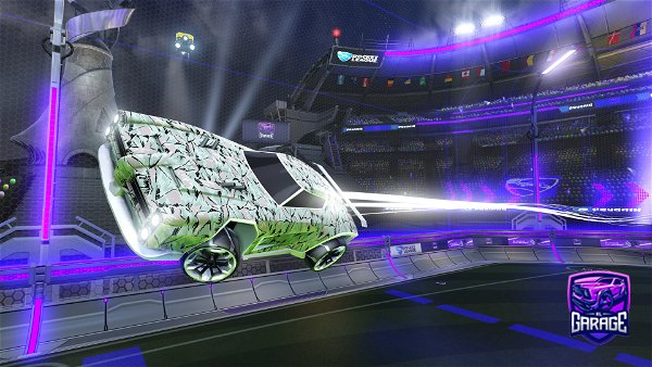 A Rocket League car design from Leftherius