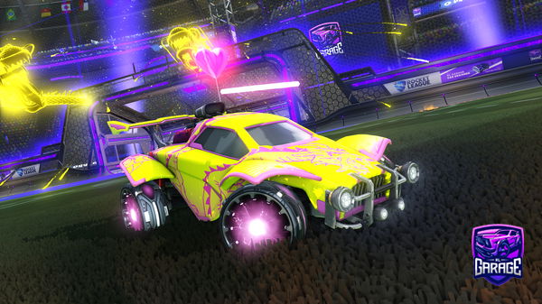 A Rocket League car design from Ieiejeje