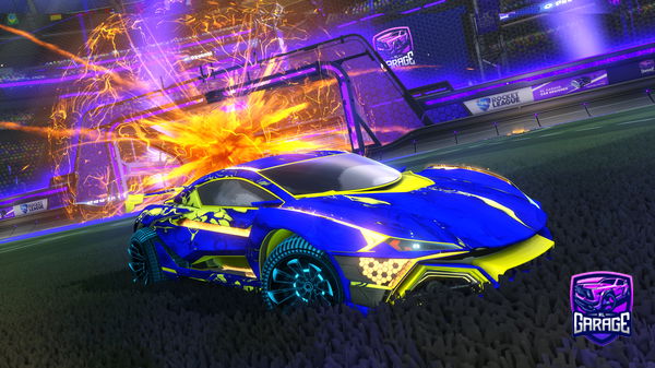 A Rocket League car design from HimHimHim