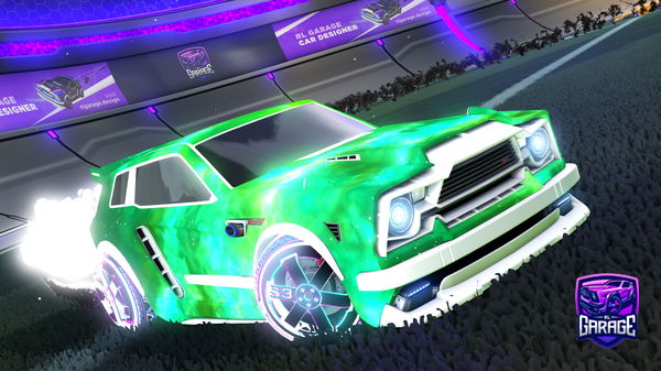 A Rocket League car design from Foxgamingv2