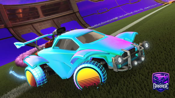 A Rocket League car design from JustBaileyBro