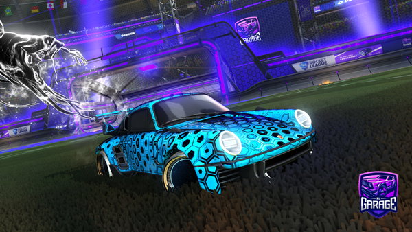 A Rocket League car design from aksezoon