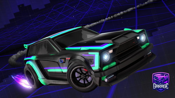A Rocket League car design from Raul_SM90