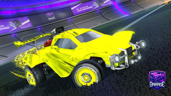 A Rocket League car design from XxDudov123xX