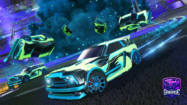 A Rocket League car design from Wyllige