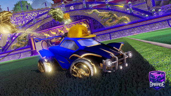 A Rocket League car design from Blak919fox