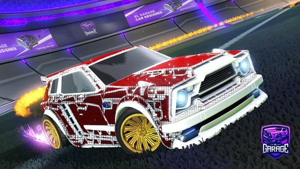A Rocket League car design from pfllfldle