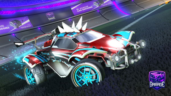 A Rocket League car design from evanparker834
