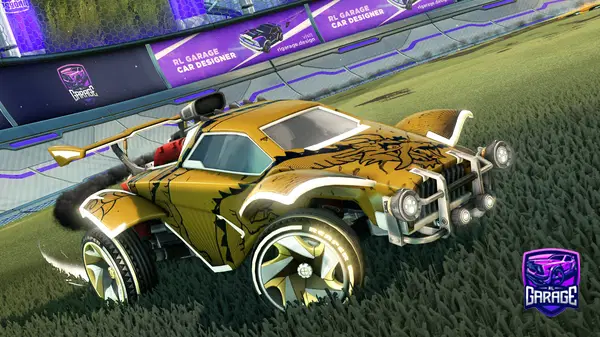 A Rocket League car design from Mec_GAMER