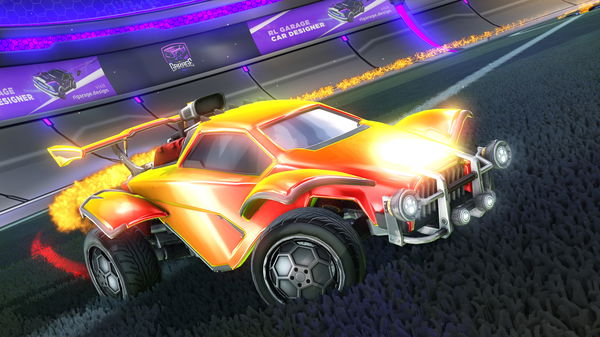 A Rocket League car design from SMX_09