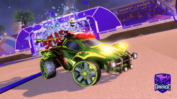 A Rocket League car design from Kugelmagnet69