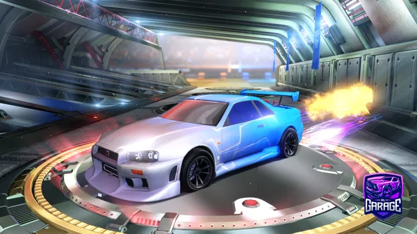 A Rocket League car design from Toxicloughran232