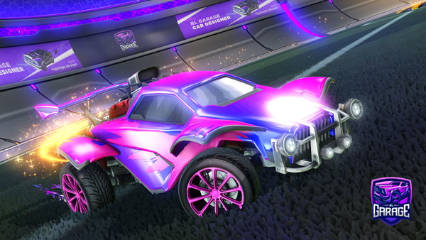 A Rocket League car design from valkyraeRL