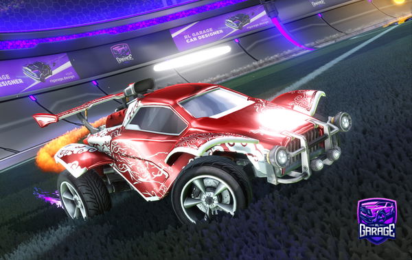 A Rocket League car design from Nigg_Btw