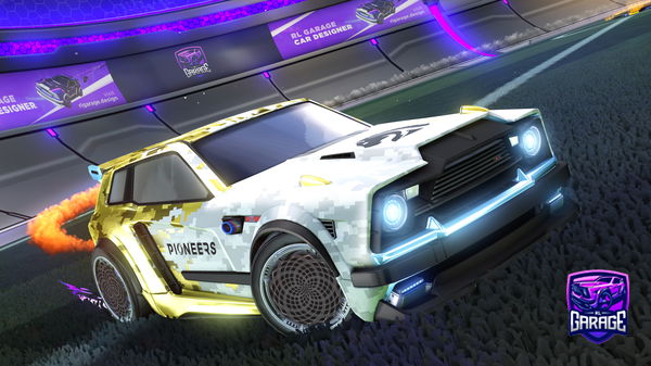 A Rocket League car design from Pedro_Gumier