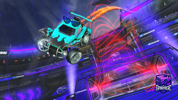 A Rocket League car design from Spacegamer24954
