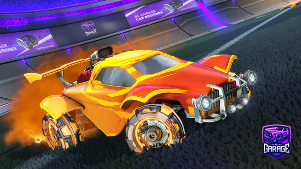 A Rocket League car design from bradcraft