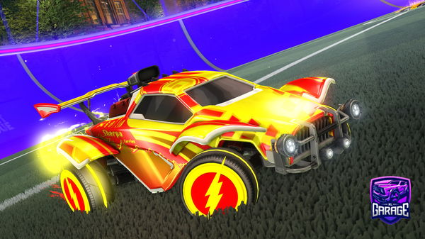 A Rocket League car design from Dqdo