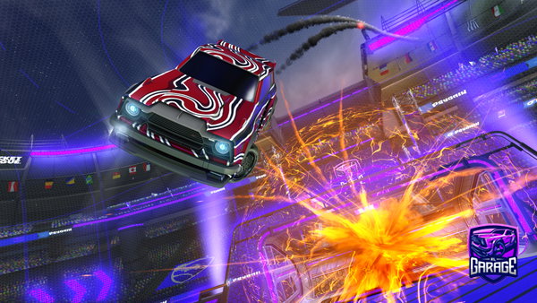 A Rocket League car design from Wizzowiwb