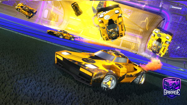 A Rocket League car design from Hdub