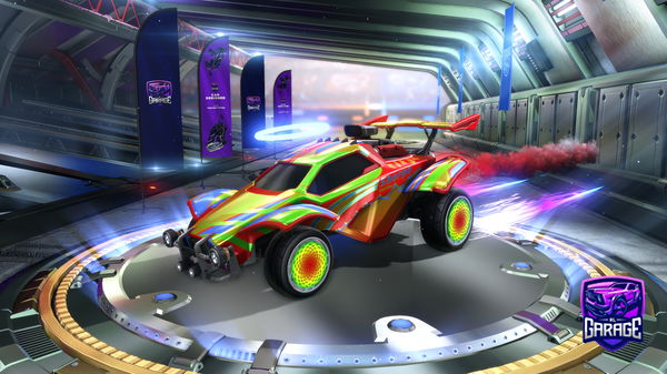 A Rocket League car design from Dxgital