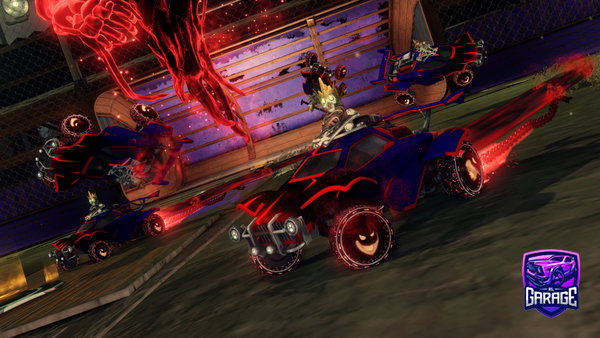A Rocket League car design from spooky90